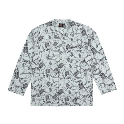 KAWS x Infinite Archive Skeleton Pattern Pajama Set Size Medium 