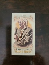 2021 Topps Allen & Ginter Mike Lange #270 A&G Ad-Back Mini SP Hockey Announcer