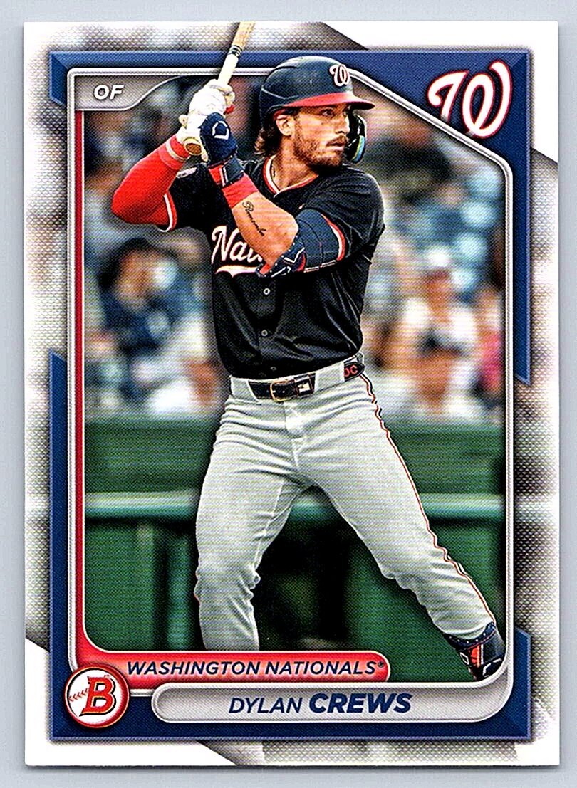 DYLAN CREWS  NATIONALS  2024 BOWMAN DRAFT #BD-125