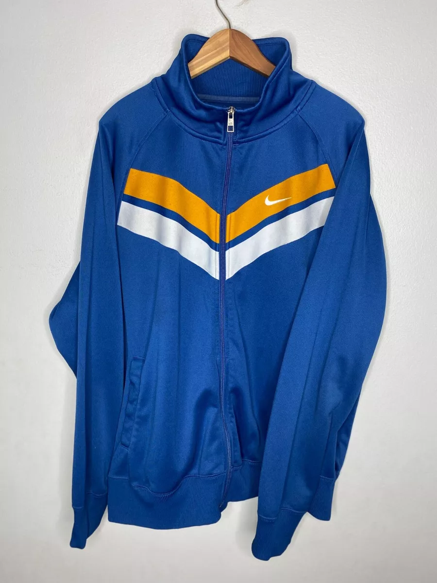 Nike polyester track jacket clearance