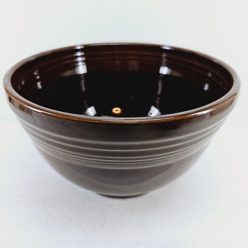 3 pc CHOCOLATE BROWN baking NESTING mixing BOWL SET FIESTA 1st NIB - Picture 2 of 11