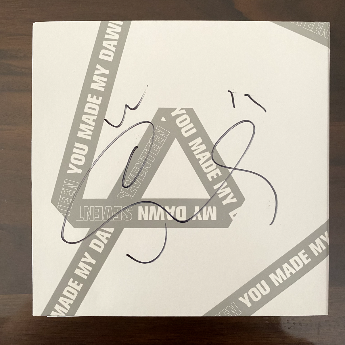 seventeen YOU MADE MY DAWN サインCD SEVENTEEN 6th mini album you made my dawn dawn ver. wonwoo