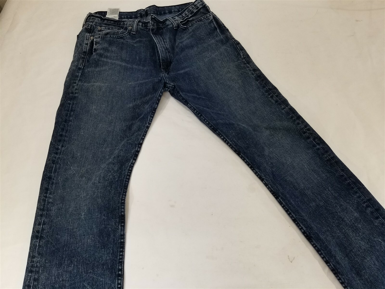 Dark Blue Jeans Straight Leg 36 