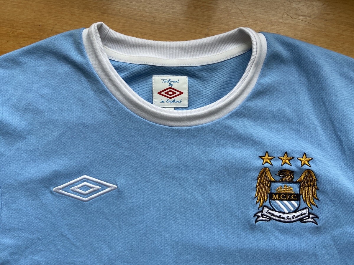 MANCHESTER CITY 2009 2010 HOME FOOTBALL SHIRT SOCCER JERSEY MANCHESTER CITY 2009 2010 HOME FOOTBALL SHIRT SOCCER JERSEY
