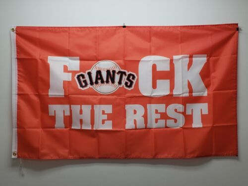 San Francisco Giants Flag 3ftx5ft Orange Giants F THE REST FLAG Banner MLB  - 第 1/1 張圖片