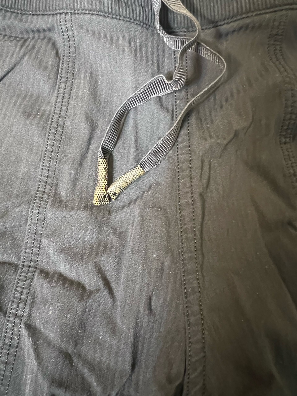 Lululemon Black Solid Drawstring Joggers Pants Wo… - image 3