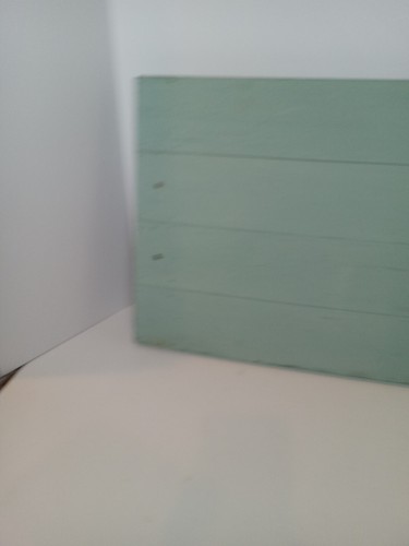 Turquoise Wooden Serving Tray With Handles Shabby Chic Cottage Core French Core - Picture 8 of 11