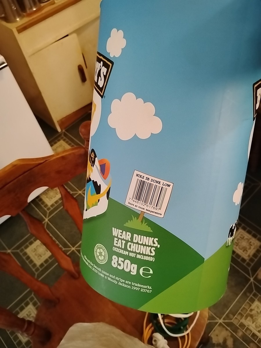 chunky dunky ice cream box