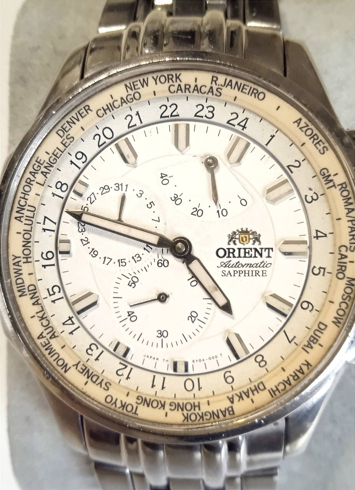 ORIENT Executive World Time -Automatic Watch -CEY… - image 4