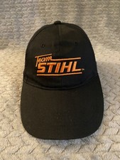 Team Stihl Logo Black Cap Snapback Great Condition