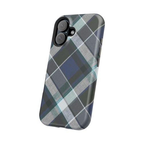 Plaid Magnetic Phone Case, Stylish Phone Protection, Gift for Him/Her, Phone - 第 15/129 張圖片