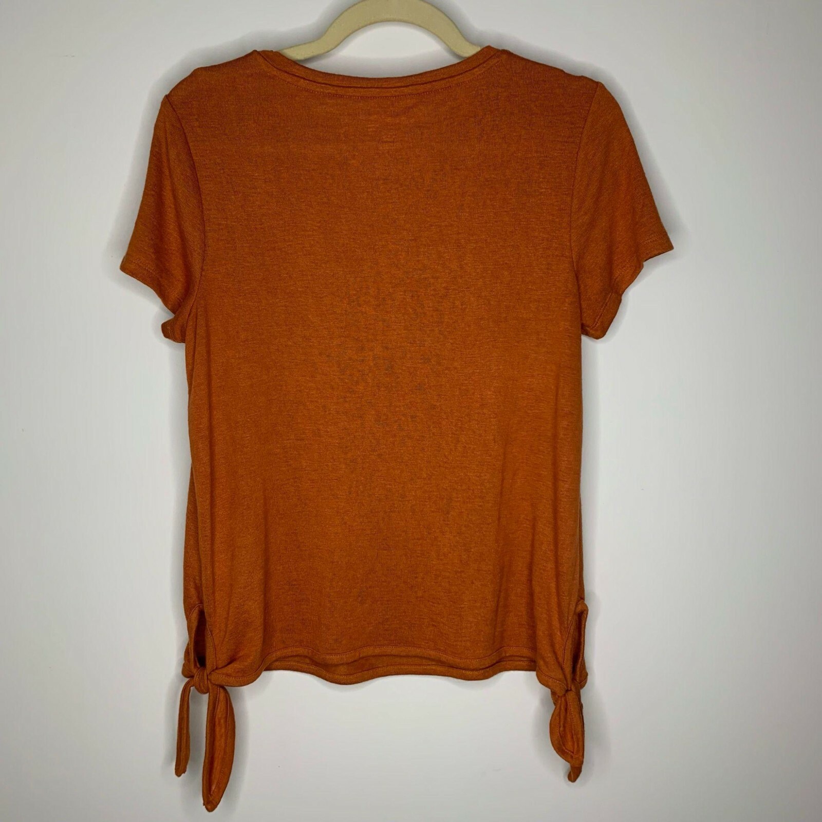 Universal Thread Spice Orange Basic Side Tie Tee … - image 6