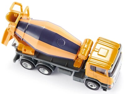 SCANIA MIXER TRUCK YELLOW 1/87 (HO) DIECAST MODEL BY SIKU 1896 | eBay