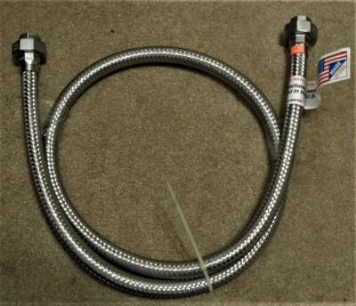 McMaster-Carr Extreme-Temperature Air and Steam Hose SS w/ 304 SS NPT Fem 1/2''