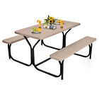 Picnic Table Camping Picnic Bench Set Backyard Garden Patio Dining Party