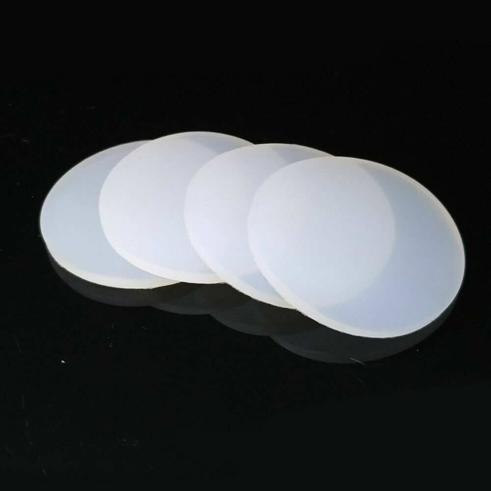 White Round Silicone Rubber Sheet Seal Gasket Diameter 30mm-100mm Thick  1/2/3mm | eBay