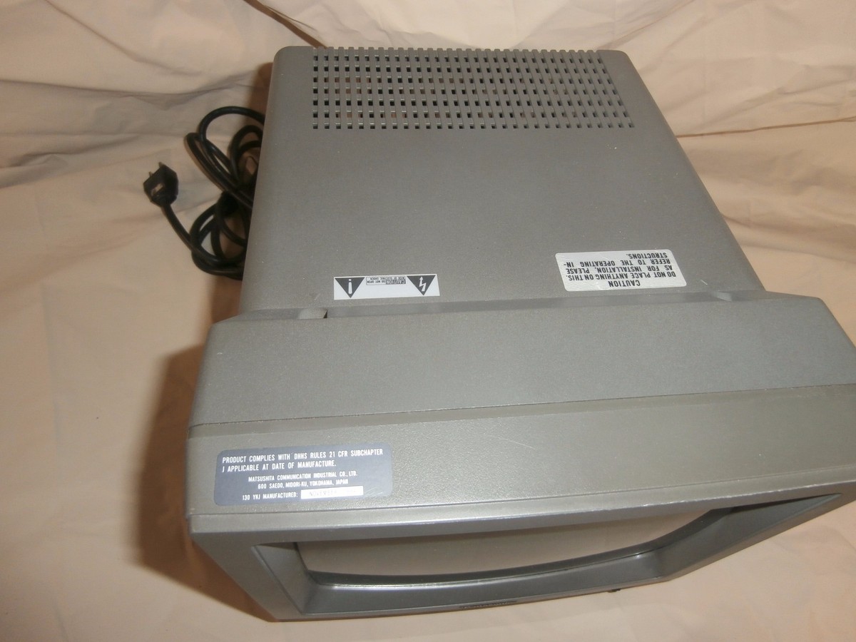 Panasonic WV-BM80 USED CCTV Black & White Monitor, in WORKING