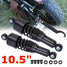 Pair 10.5''267mm Rear Shocks Absorber For Harley Sportster XL 883 1200 Lowering