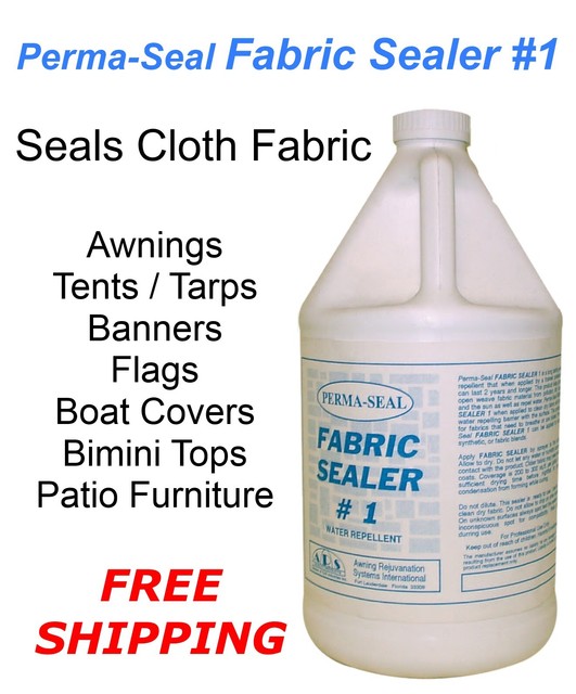 Fabric Awning Sealer & Water Repellent Cloth Protector Seals Awnings