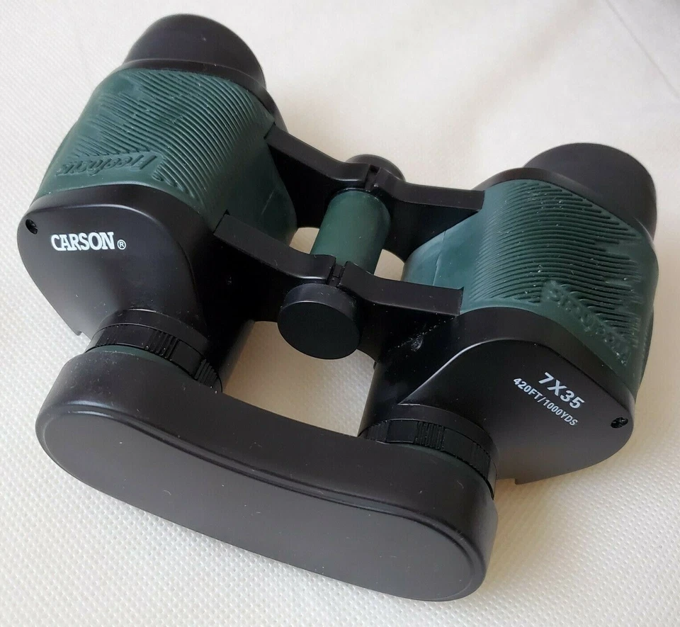 CARSON Freefocus Army Green Binoculars 7 x 35 420 Ft / 1000 Yds - Image 2 of 4
