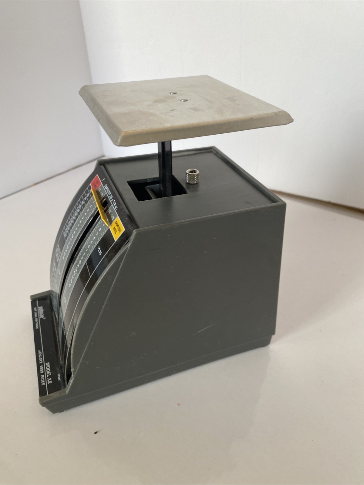 Vintage Pelouze Postal Scale Model X2 July 1999 Postage Rates 2 lb x 1/