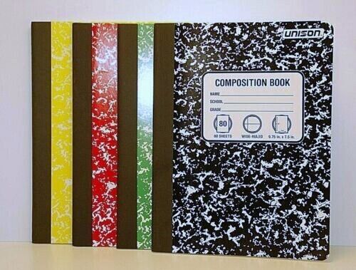 SCHOOL SUPPLIES Lot Notebooks Planner Zippered Organizer Erasers Index Cards #1 - Picture 6 of 9