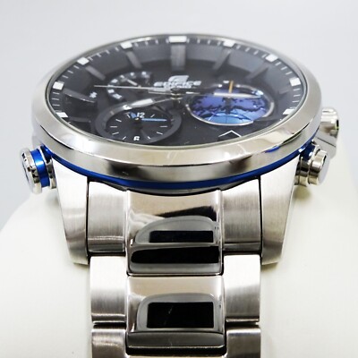Casio EDIFICE TIME TRAVELLER EQB-600D-1A2JF Smartphone Link Casio EDIFICE TIME TRAVELLER EQB-600D-1A2JF Smartphone Link