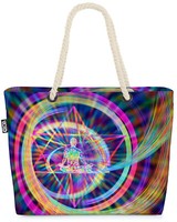 Yoga Energie Meditation Beach Bag Bunt Regenbogen Chakra Farbe Wellness Ying Ya