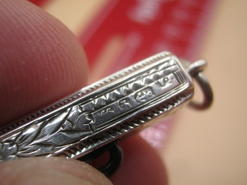 Antique Victorian Sterling Silver Chatelaine Pencil Button Hook Multi Tool - Picture 5 of 8