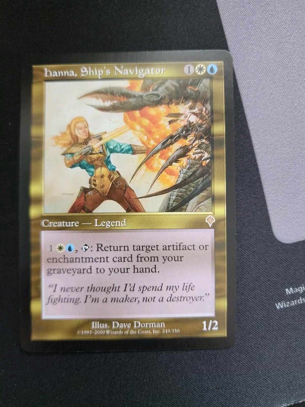 MTG - Hanna, Ship's Navigator - Invasion - Lp, English Magic