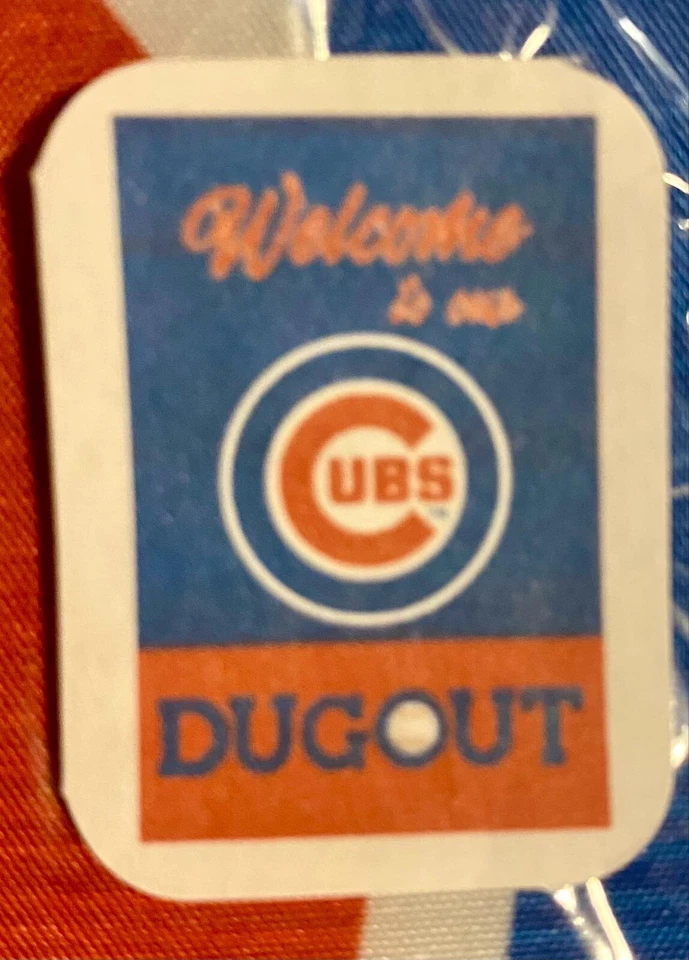 Chicago Cubs Dugout Double Sided Garden  Flag 12” x 18” MLB New Package - Image 2 of 4