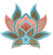Beautiful Blue Lotus Flower Sticker Decal Beautiful Blue Lotus Flower Sticker Decal