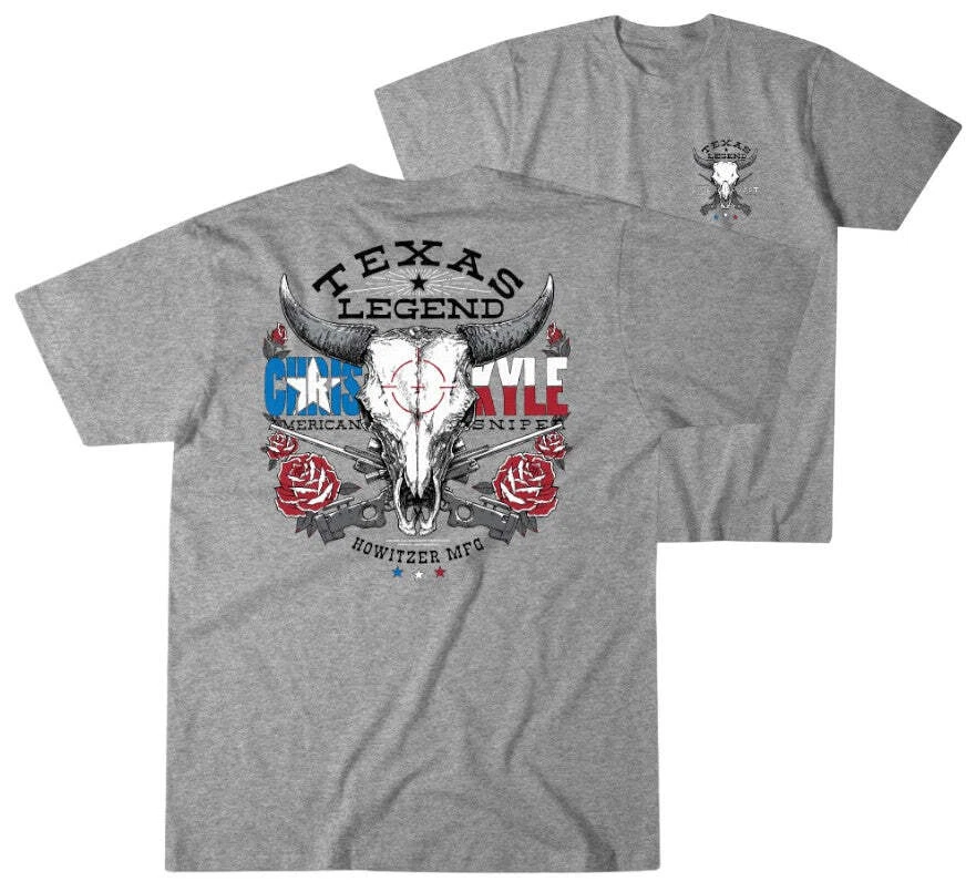 Howitzer Style Men's T-Shirt Chris Kyle Bullheaded Military Grunt MFG