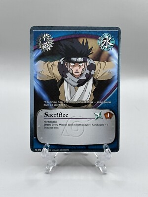🔥Naruto CCG-Sacrifice-M-093-Curse of the Sand-Unlimited Rare-M/NM