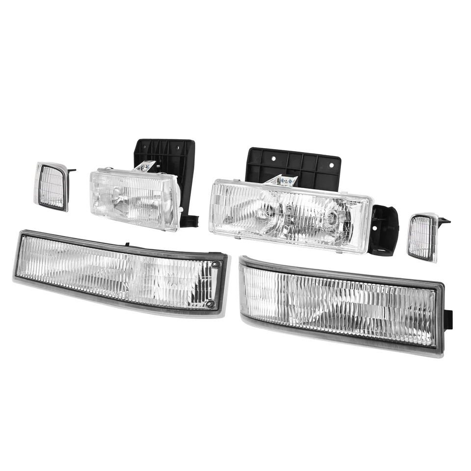 Headlight+Corner Light+Parking Light For Chevrolet Astro & GMC Safari 1995-2005 - Image 4 of 4