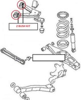 2X Hintere Obere Querlenker Arm Buchse FüR Mitsubishi Pajero/Shogun 3.2DID/