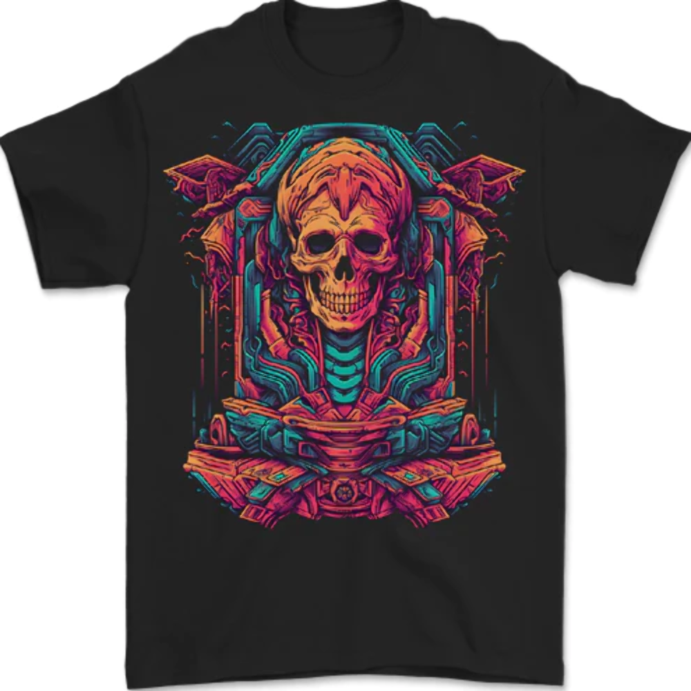 Skull Resurrection Mens T-Shirt 100% Cotton