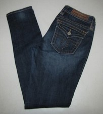 Womens Rock Revival Jessica Skinny Stretch Jeans. Size 29 Blue. 32" Inseam.