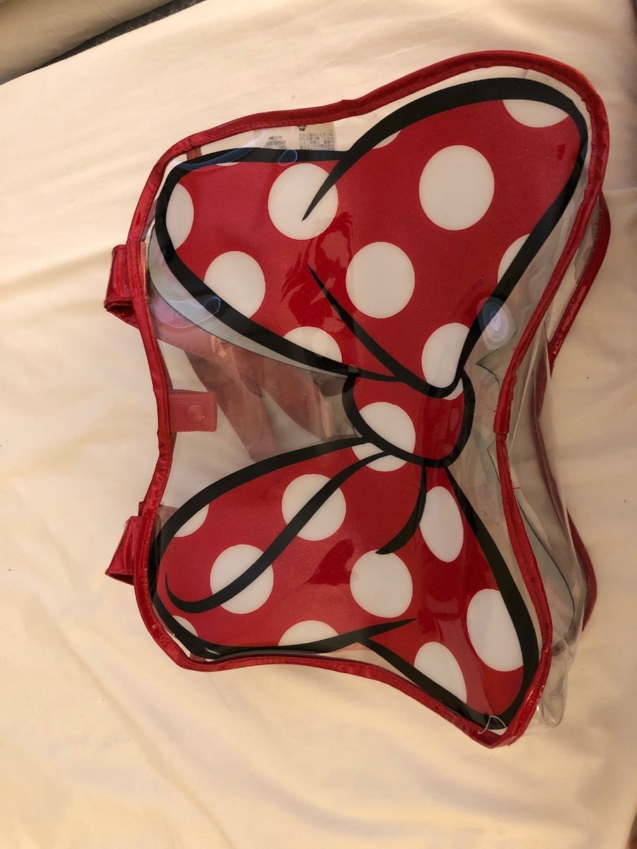 Disney Store Minnie Mouse Bag Bow Shaped Red with White  display picture 1