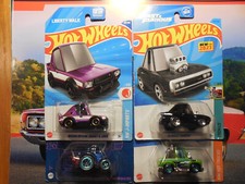 Hot Wheels TOONED LOT 4 Nissan Skyline 2000GT-R LBWK BAJA BUG 83 CHEVY SILVERADO
