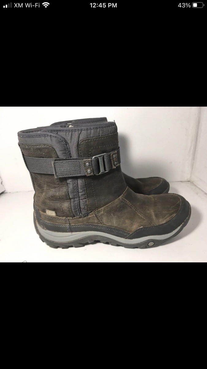 Merrell Murren Strap Olive Green Leather Waterproof Ankle Snow