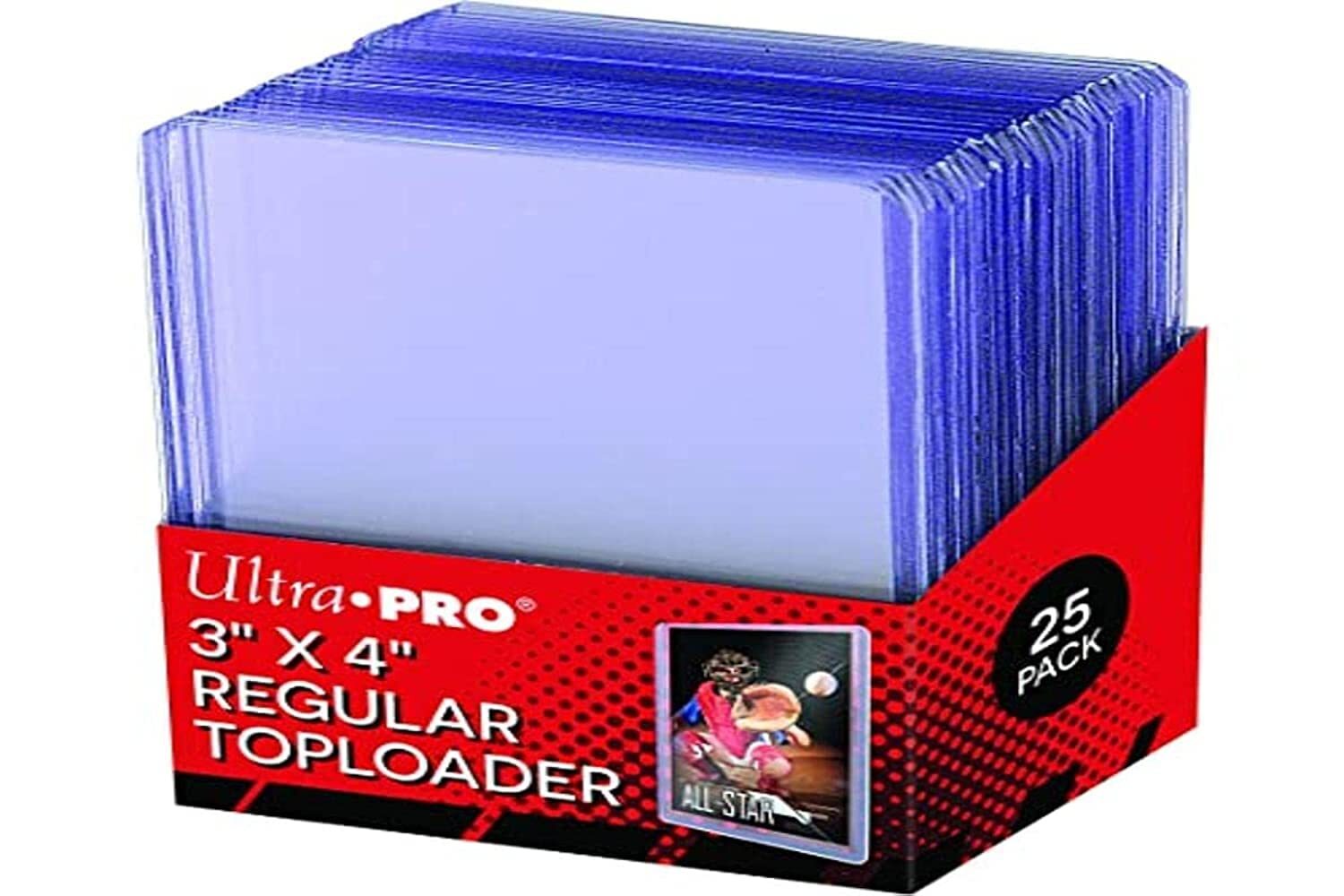 Thumbnail - 25 Ultra Pro Toploader, Kunststoff - Ultra Clear - Regular - Top