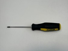Pro-Grade Phillips Screwdriver 0 Phillips 3" Shank Black and Yellow Handle