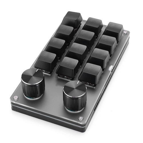 Macro Wired Gaming Keyboard Programmable Mechanical Keypad (Black) - Bild 4 von 10