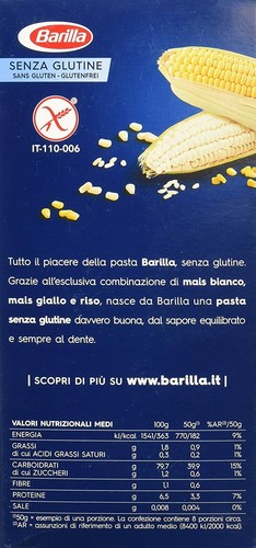 Barilla - Ditalini Rigati, Senza Glutine, Cottura 9 Minuti 7 pezzi da 400 g - Foto 3 di 3