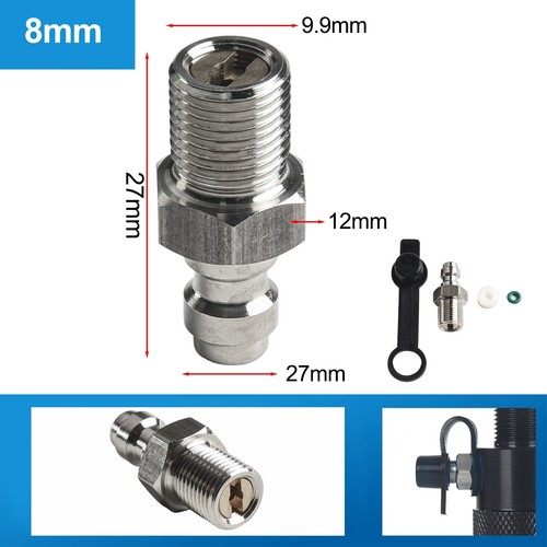 Efficient Stainless Steel Male Plug Valve for Hassle Air Hose Connections - Picture 26 of 41