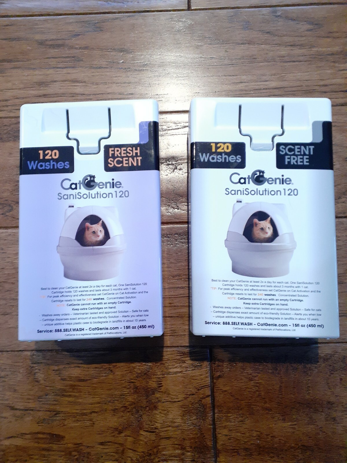 2 Empty CatGenie SaniSoultion Cartridges for Refill eBay