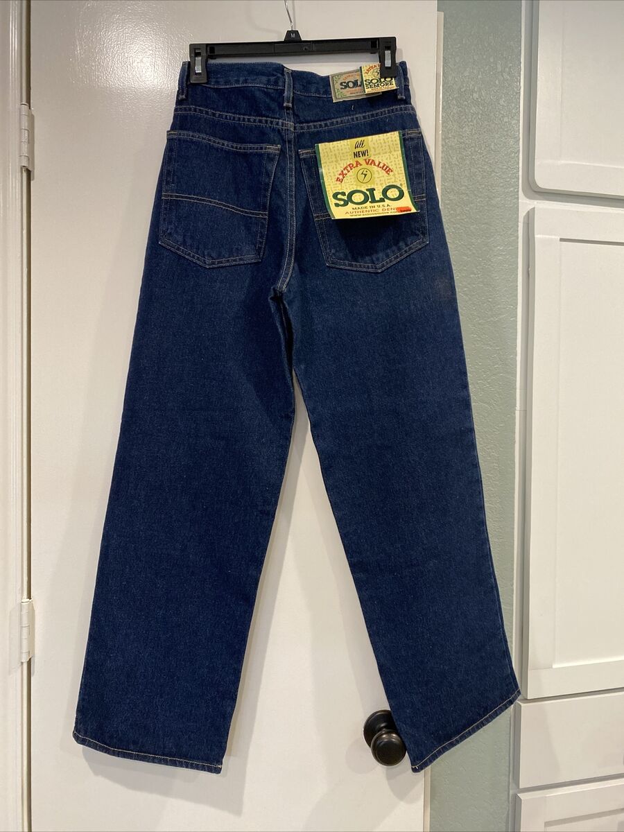 Solo Semore Jeans Sz 28X29 Baggy Heavy Duty NEW Jeans Made Solo Semore Jeans Sz 28X29 Baggy Heavy Duty NEW Jeans Made
