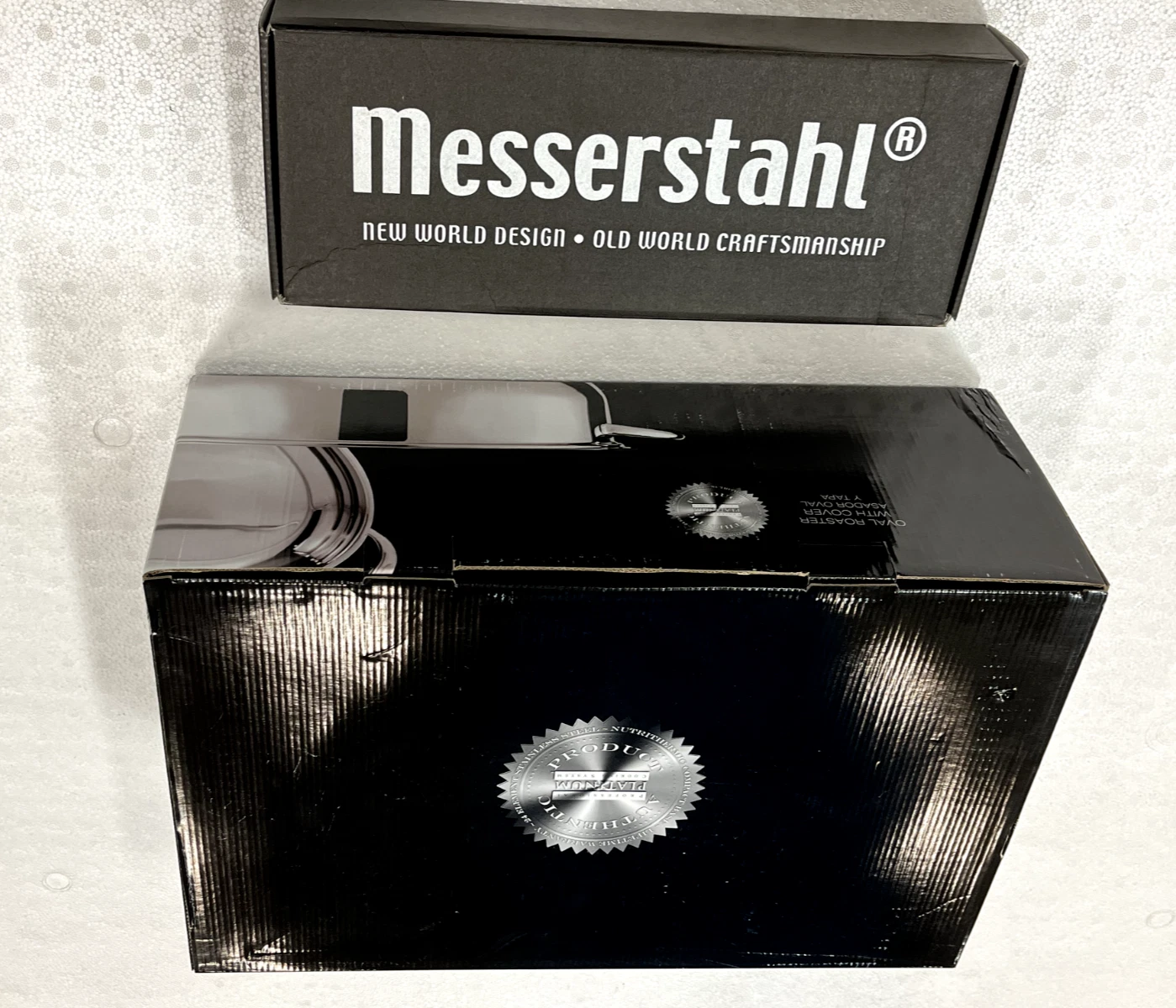 Platinum Professional Oval Roasting Pan w/ Messerstahl Carving Set #16802 P30