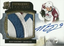 2011-12 The Cup Limited Logos Matt Duchene 48/50 4 color awesome patch !